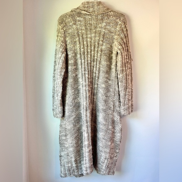 Eileen Fisher Chunky Cable Knit Duster Cardigan - Picture 2 of 11